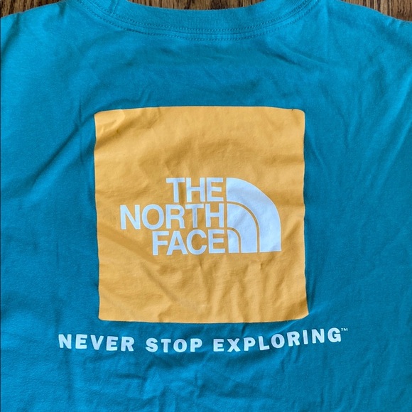 Turquoise The North Face women’s Never Stop Exploring t-shirt, size medium - Picture 5 of 10